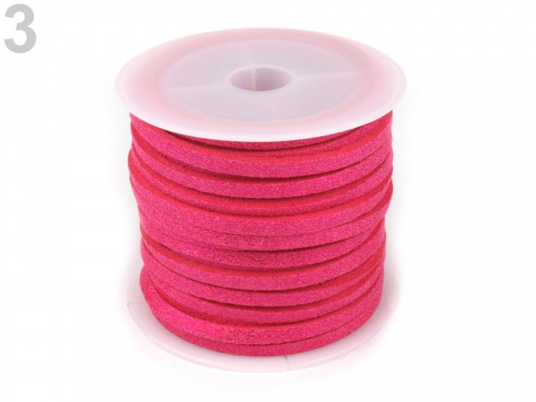 Řemínek imitace kůže metalický šíře 3 mm