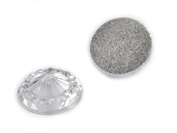 Broušené kamínky Ø10 mm k nalepení