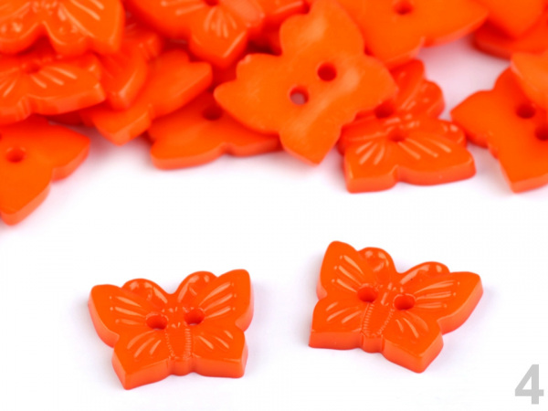 Knoflík dětský velikost 24" motýl