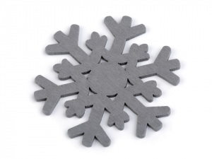 Dřevěná vločka Ø63 mm