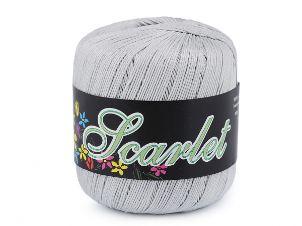 Bavlněná pletací příze Scarlet 100 g