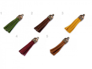 Přívěsek střapec délka 48 mm