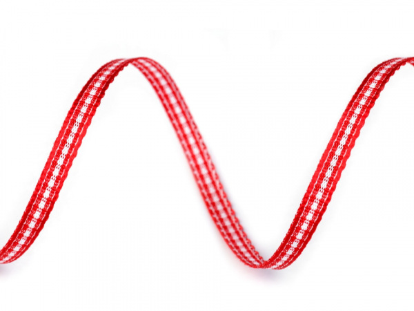 Károvaná stuha šíře 5 mm