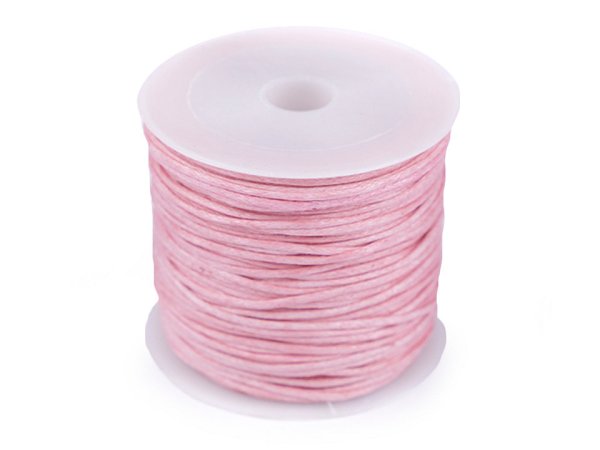 Šňůra bavlněná Ø0,8 mm voskovaná