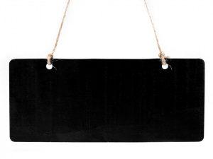 Tabulka se závěsem