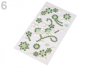 Samolepicí dekorace květy / vločky