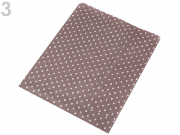 Papírový sáček 20x26 cm s puntíky