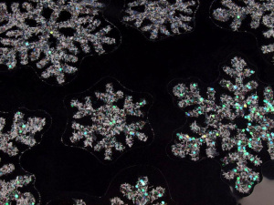 Samolepicí dekorace vločky na sklo