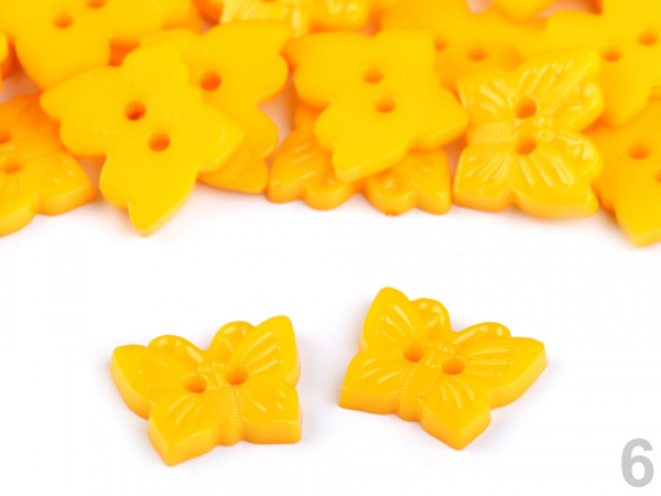 Knoflík dětský velikost 24" motýl