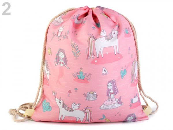 Vak na záda jednorožec 33x40 cm