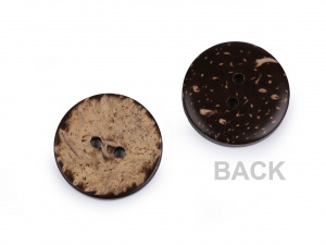 Knoflík kokos oboustranný velikost 32"