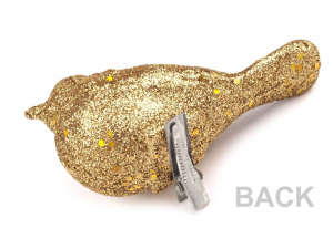 Dekorace ptáček s klipem vánoční / svatební