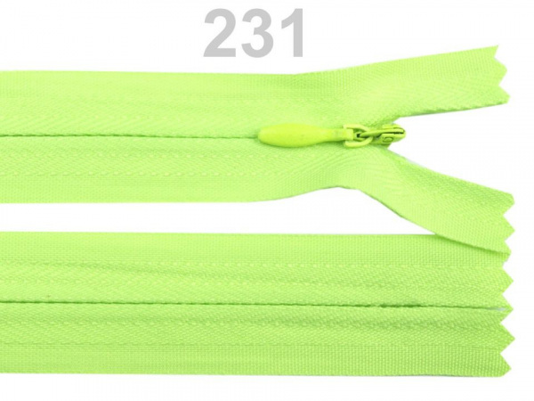 Spirálový zip skrytý No 3 délka 40 cm