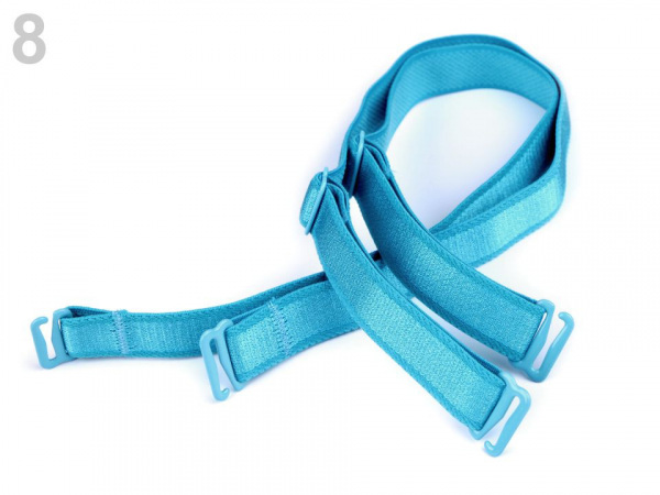 Ramínka na podprsenku šíře 16 mm s kovovým zapínáním