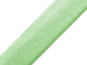 Šikmý proužek saténový šíře 15 mm zažehlený