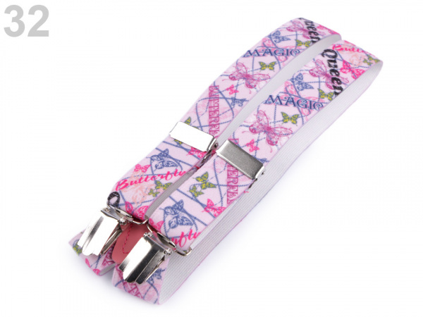 Dětské šle srdce, fotbal, auto, hvězda, formule, smajlík, motýl