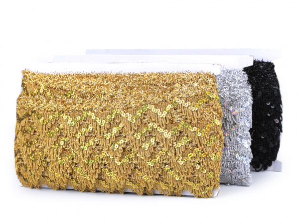 Leonský prýmek s flitry