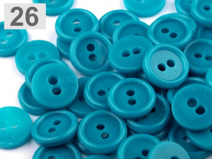 Knoflík košilový velikost 18"