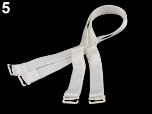 Ramínka na podprsenku šíře 16 mm s kovovým zapínáním