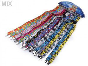 Dětské šle smajlík, postavičky, zvířátka, auta