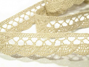 Bavlněná krajka paličkovaná šíře 18 mm