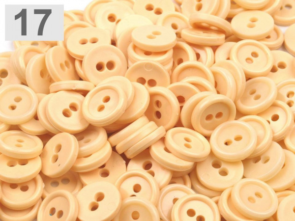 Knoflík košilový velikost 18"