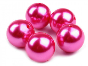 Plastové voskové korálky / perly Glance Ø20 mm