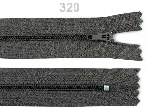 Spirálový zip No 3 délka 18 cm pinlock