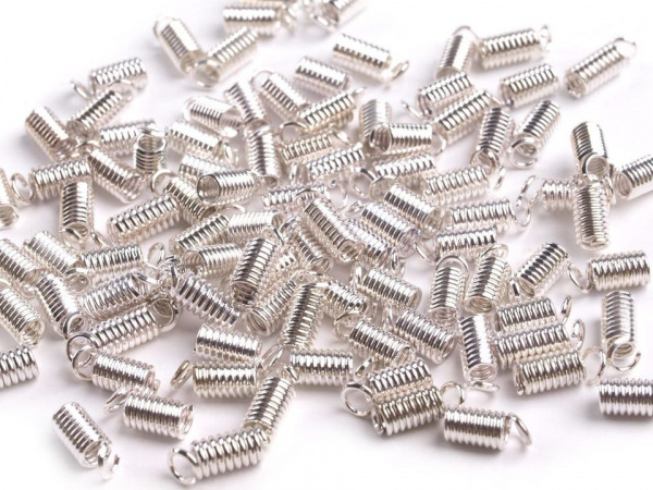 Koncovka na kůži - pružinka 2x5 mm