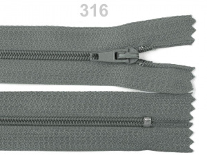 Spirálový zip šíře 3 mm délka 14 cm pinlock