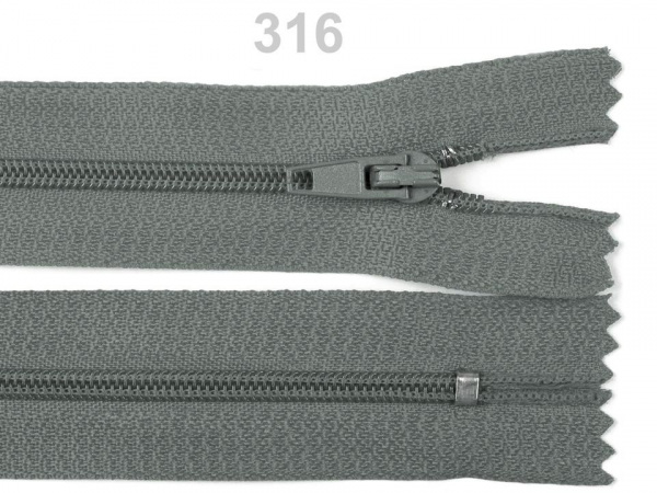 Spirálový zip šíře 3 mm délka 14 cm pinlock