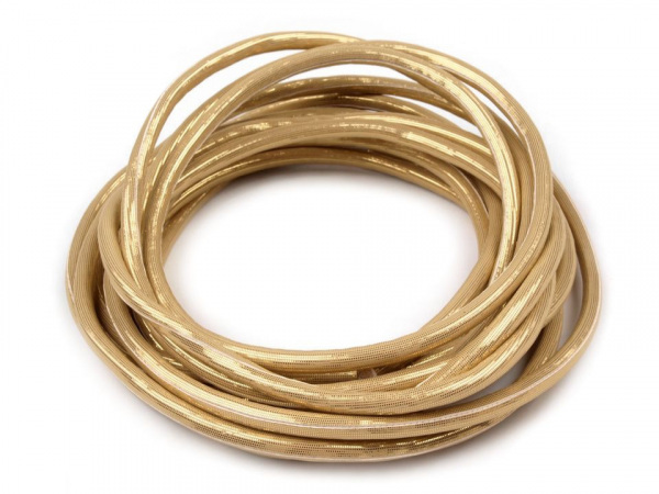 Lesklá šňůra na výrobu bižuterie Ø4,5 mm