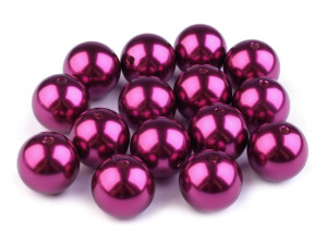 Plastové voskové korálky / perly Glance Ø20 mm