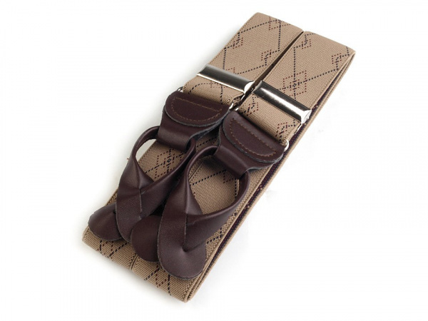 Šle na knoflíky šíře 3,5 cm délka 120 cm