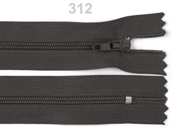 Spirálový zip šíře 3 mm délka 14 cm pinlock