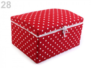 Kazeta / košík na šití čalouněný