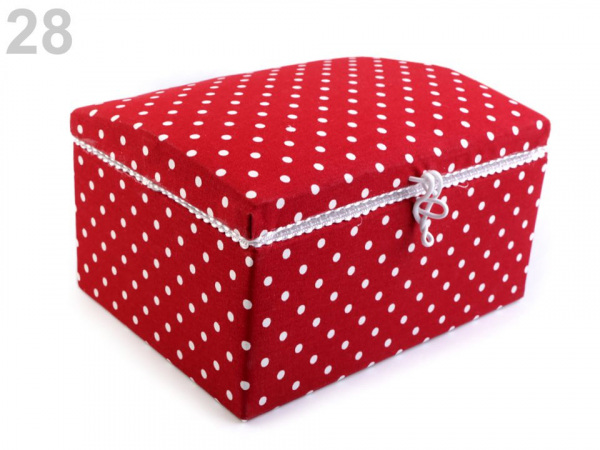 Kazeta / košík na šití čalouněný