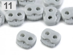 Brzdičky s dvěmi dírkami 15x15 mm malé