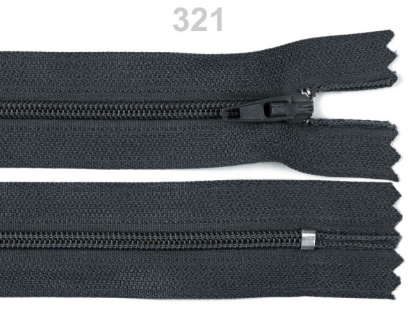 Spirálový zip šíře 3 mm délka 14 cm pinlock