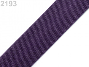 Šikmý proužek saténový šíře 15 mm zažehlený