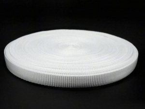 Popruh polypropylénový šíře 15mm bílý, černý