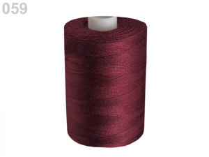 Polyesterové nitě pro overlocky i klasické šití návin 1000 m PES 40/2 James