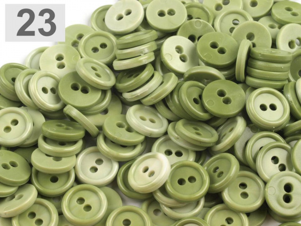 Knoflík košilový velikost 18"