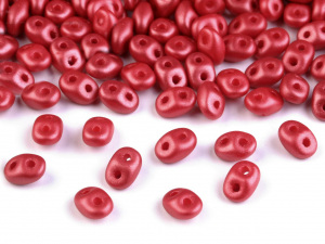 Dvoudírkový rokajl Matubo SuperDuo pastel 2,5x5 mm