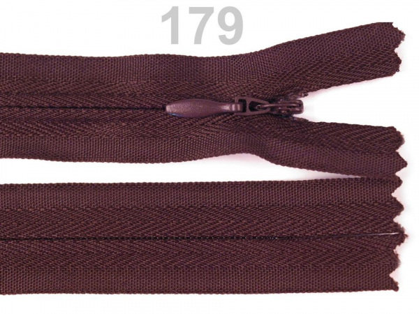 Spirálový zip skrytý No 3 délka 40 cm