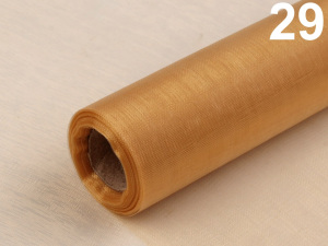 Organza šíře 36-37 cm malý lesk
