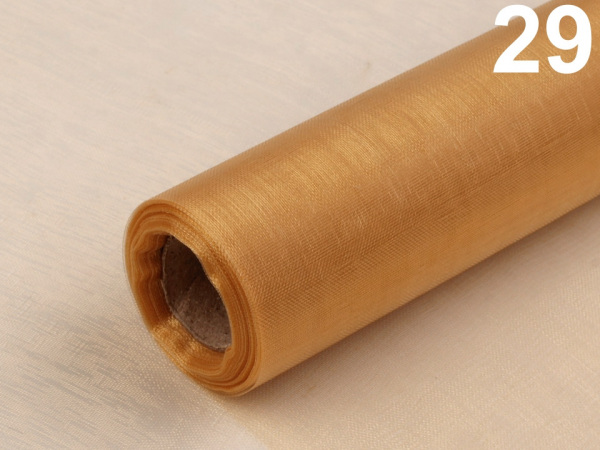 Organza šíře 36-37 cm malý lesk