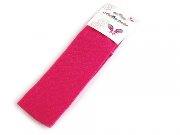 Elastická čelenka do vlasů jednobarevná