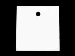 Papírová visačka / jmenovka 37x40 mm