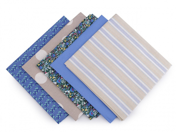 Sada látek na patchwork 48x50 cm